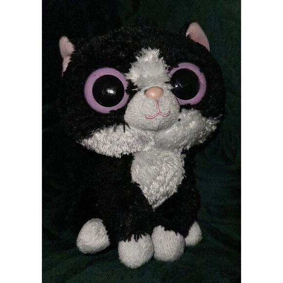 Ty Pepper Cat 2013 6” Retired Ty‎ Purple Heart Tag - Picture 2 of 3